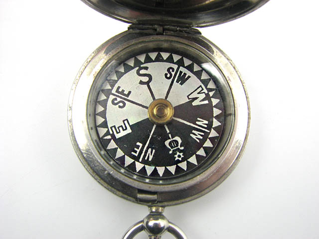 WW1 Officers MK V pocket compass signed Stanley London, dated 1916